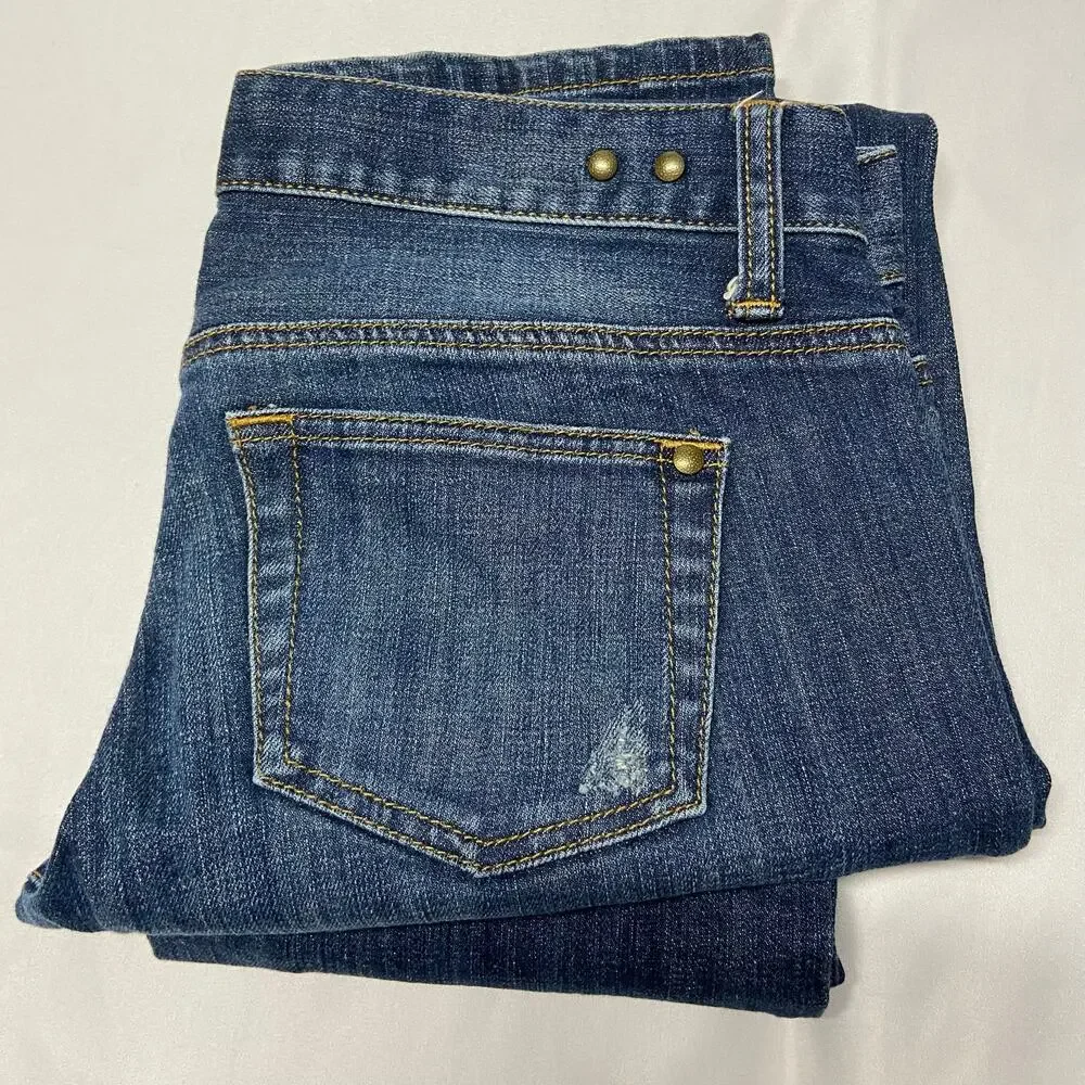 CAbi Jeans Womens Size 2 Rivets Straight Stretch Denim Low Rise Style #513 - Picture 3 of 16